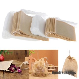 Bộ 100 Túi Lọc Trà Có Dây Rút Tiện Dụng