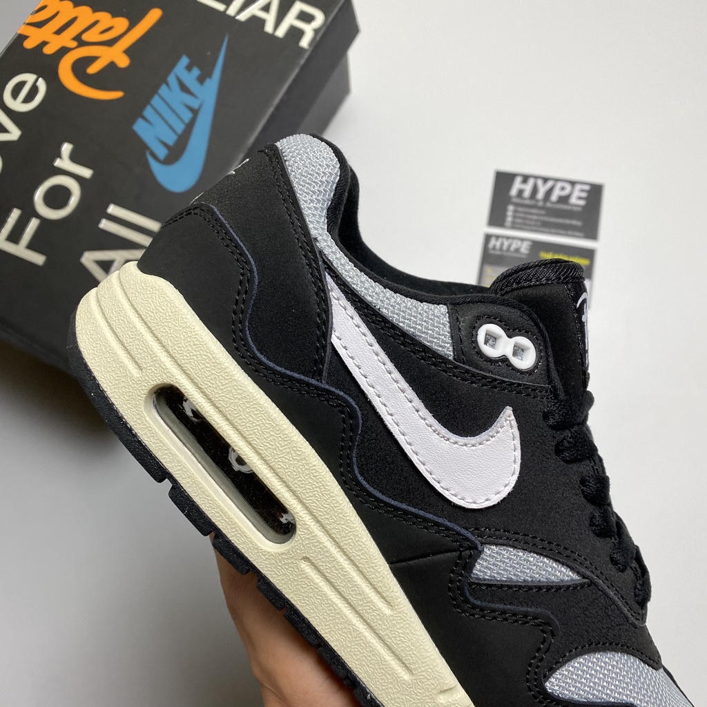 Giày Air Max 1 Patta Black  - Hype Sneaker | Phiên bản high Quality