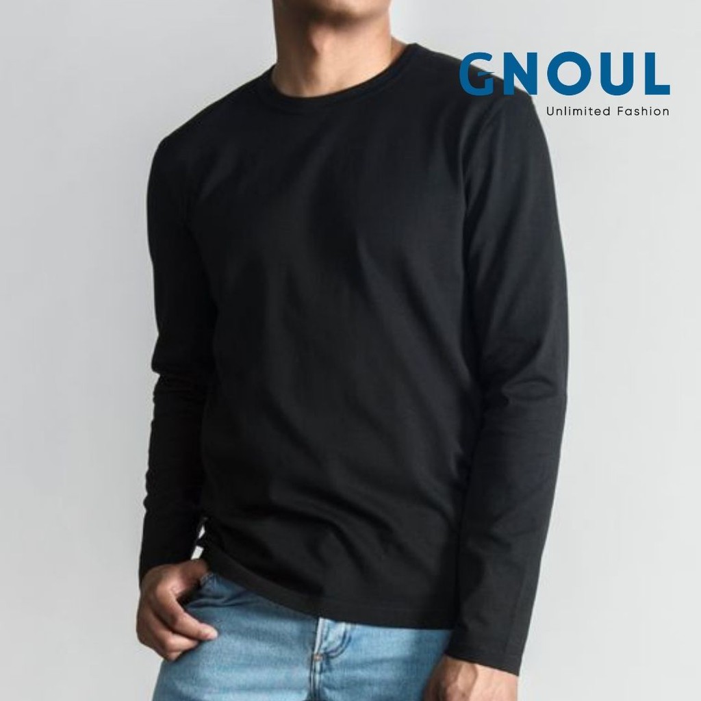 Áo Thun Trơn Tay Dài Màu Xám, Đủ Size S - 4XL, Có Bigsize, co dãn 4 chiều | BigBuy360 - bigbuy360.vn