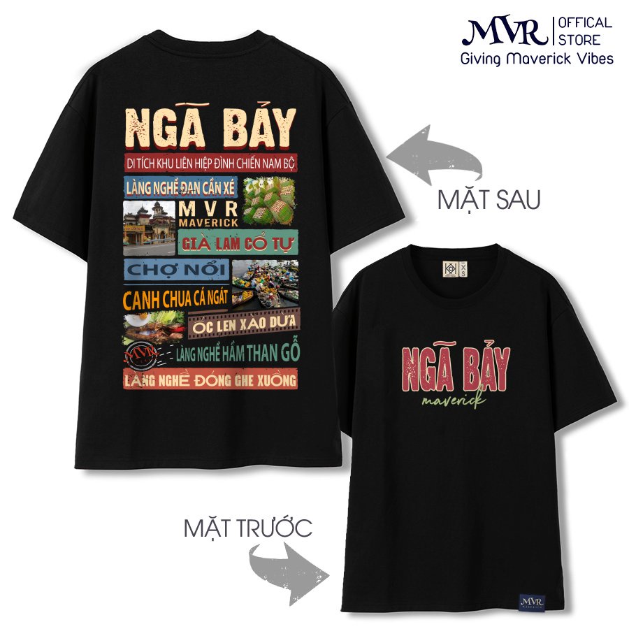 Áo thun tỉnh thành gia đình Ngã Bảy under form unisex rộng tay dài lỡ genZ phông cotton fact localbrand MVR BB4300