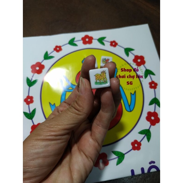 Bộ Bầu Cua Xúc Xắc Hột Nhựa Cao Cấp - Bộ Lắc Bầu Cua Tôm Cá