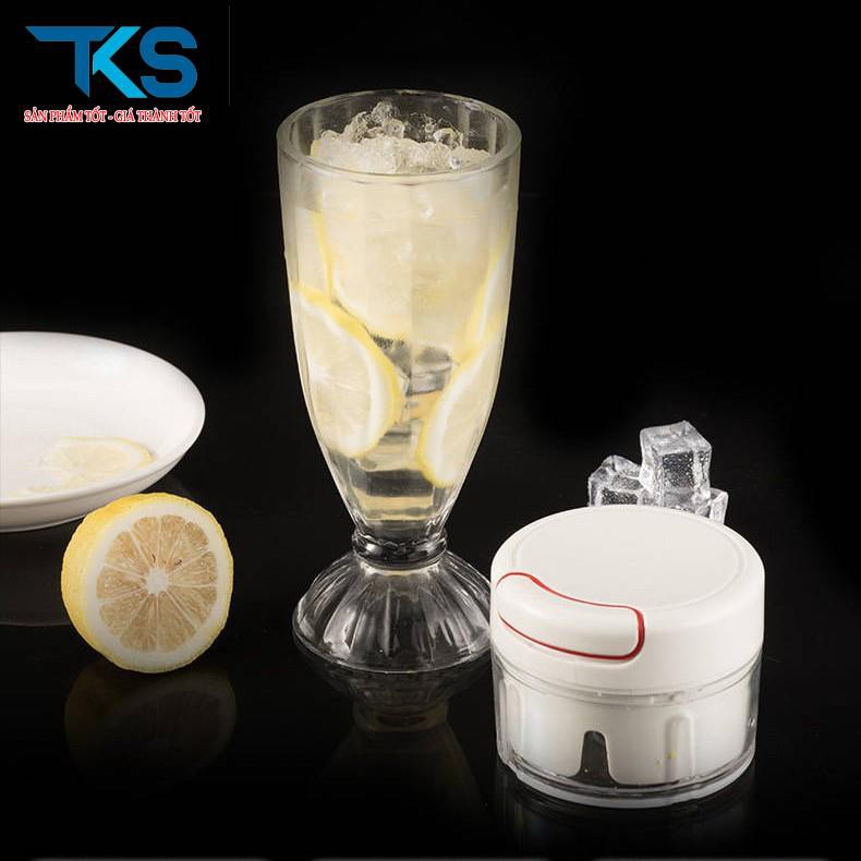Dụng cụ xay tỏi ớt cầm tay đa năng tiện dụng dây rút YG-722
