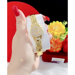 Lắc tay nữ đính xoàn mạ 18k cao cấp H407
