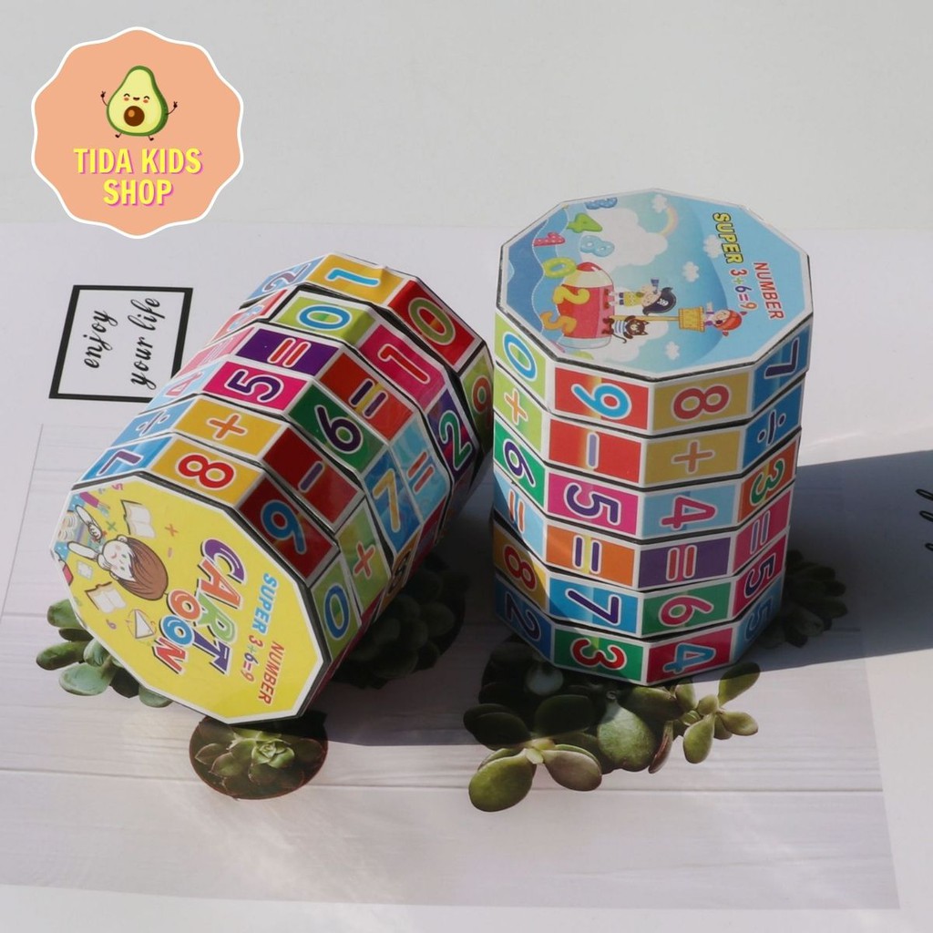 Đồ Chơi Rubik Toán Học 6 Tầng Giúp Bé Phát Triển Kỹ Năng Tư Duy, Đồ Chơi Toán Học TiDa Kids Shop Cho Bé Giá Tốt