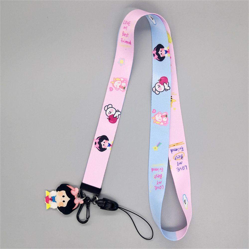 Glees Dây Đeo Điện Thoại Bằng Polyester Hình Anime Pikachu Chuột Mickey