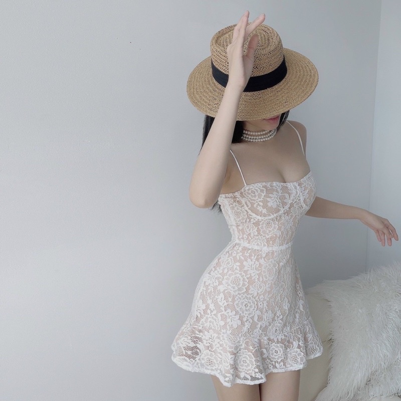 Đầm ren 2 dây - TADstore