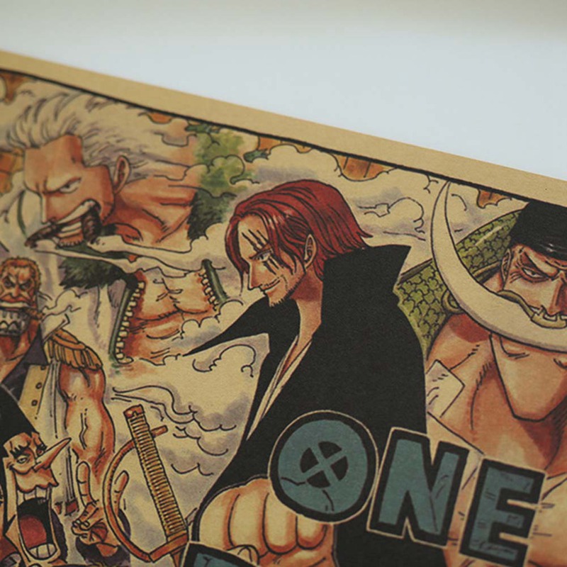Tranh treo họa tiết phim hoạt hình One Piece