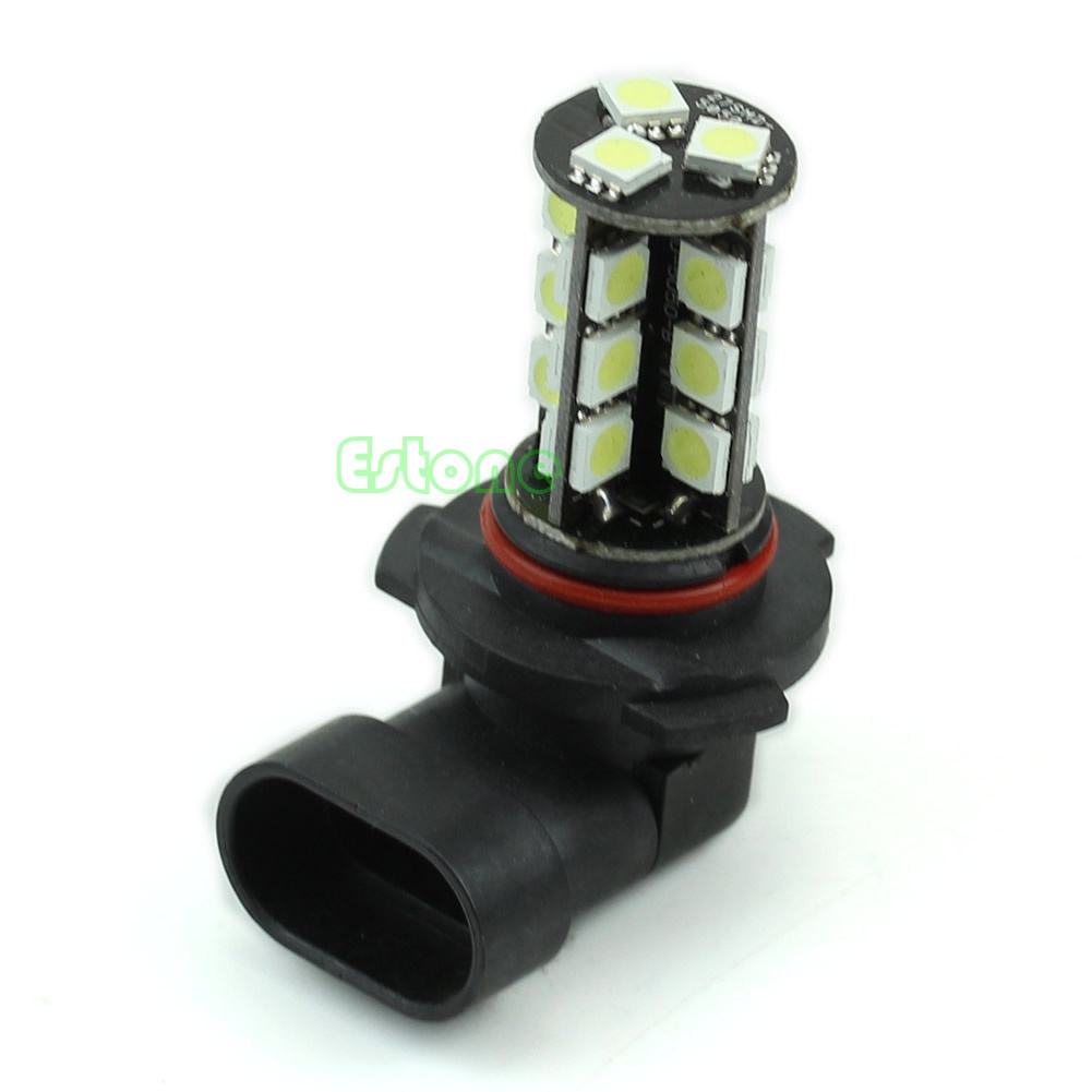 Bộ Đèn Pha LED 9005 5050 HB3 27LED DC 12V Ánh Sáng Trắng Dành Cho Ô Tô