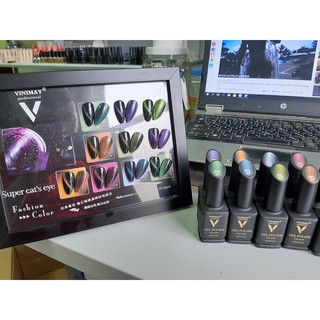 sét mắt mèo 9D vinimay 10 màu ( FREESHIP )