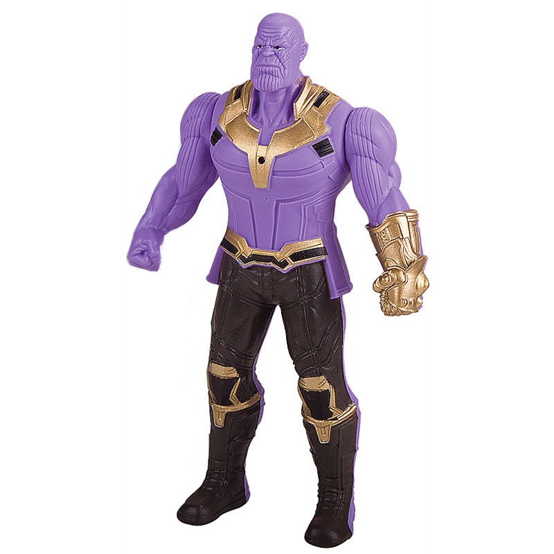 Mô Hình Đồ Chơi Nhân Vật Siêu Anh Hùng Avengers Bằng PVC Có Đèn LED Phát Sáng Cho Bé Trai