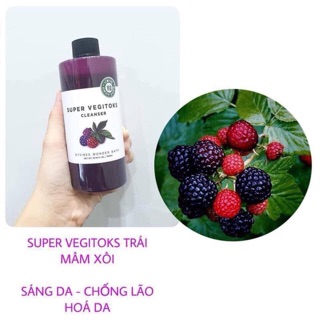 Sữa rửa mặt rau củ quả thải độc #Super Vegitoks Vegitok