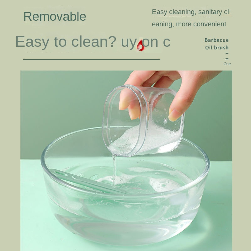 One Cọ Phết Dầu Ăn Kèm Bình Đựng Chịu Nhiệt Cao Tiện Dụng Cho Nhà Bếp