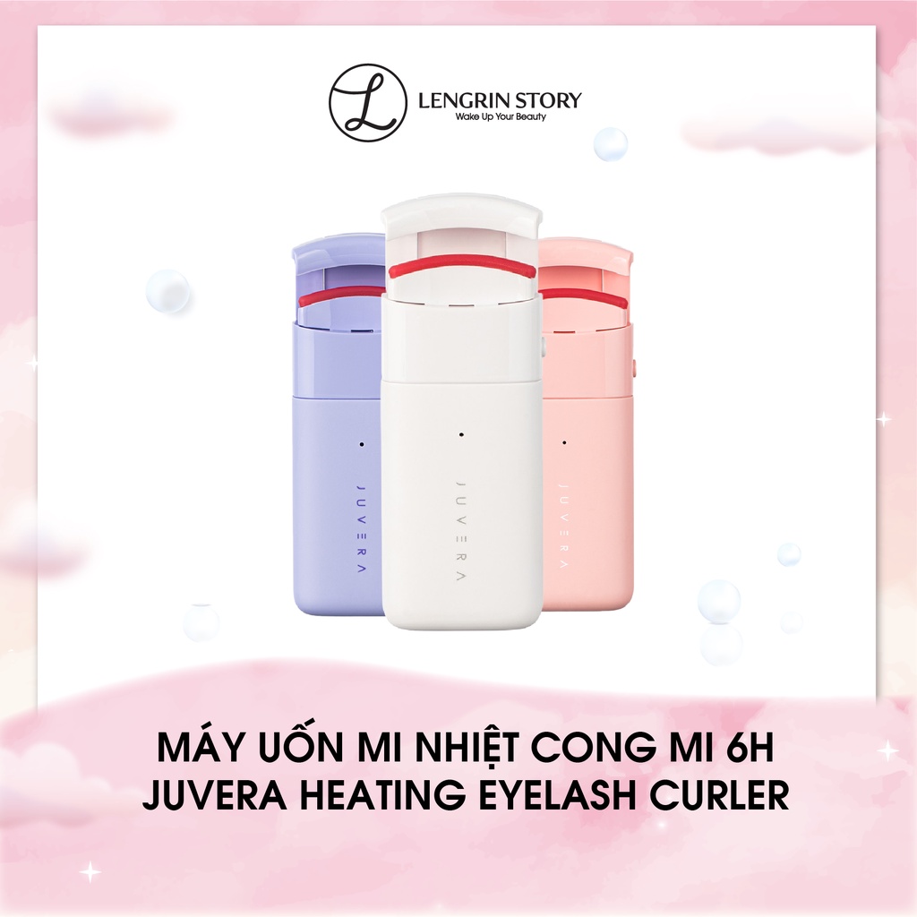 Máy Uốn Mi Nhiệt Juvera Heating Eyelash Curler Giúp Làm Mi Cong Cả Ngày