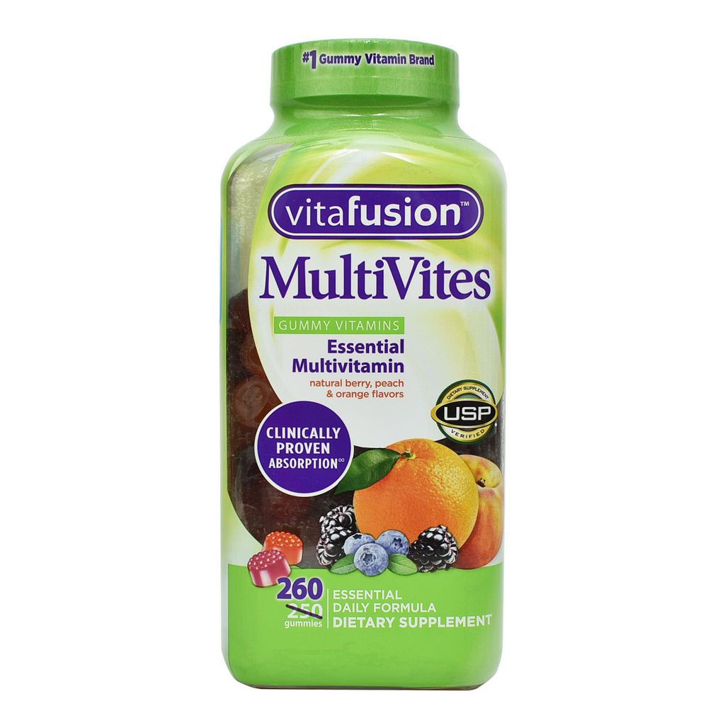 Kẹo Vitafusion MultiVites Multivitamin 260 viên date 1/2025