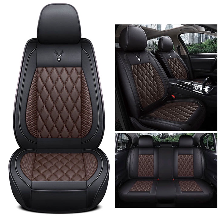Bộ Bọc Ghế Xe Ô Tô - Áo Ghế Xe Ô Tô Cao Cấp BG13 Kèm Gối