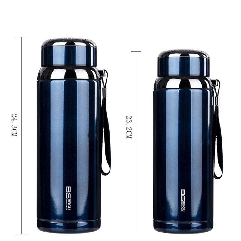 Bình giữ nhiệt thép 316 ko rỉ 600ml/800ml/1000ml lõi inox 304