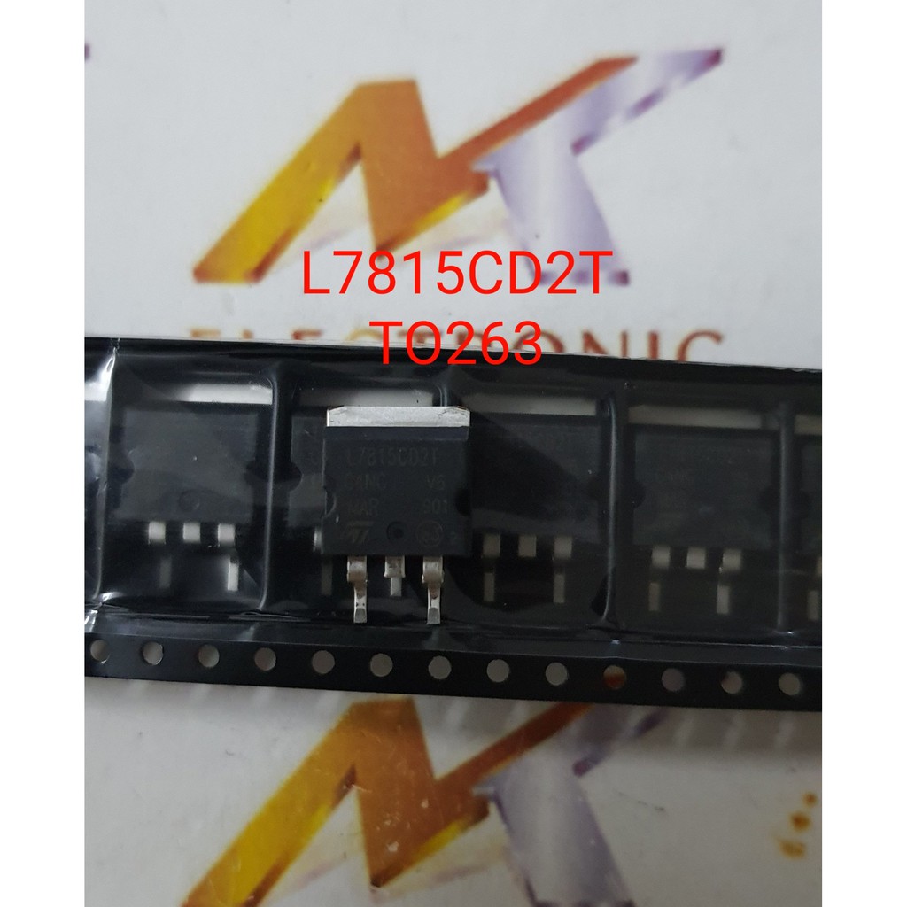 IC Nguồn L7815CV L7815CD2T L7815C2T 7815 L7815 TO-263 1.5A 15V Chính hãng mới 100% (con)