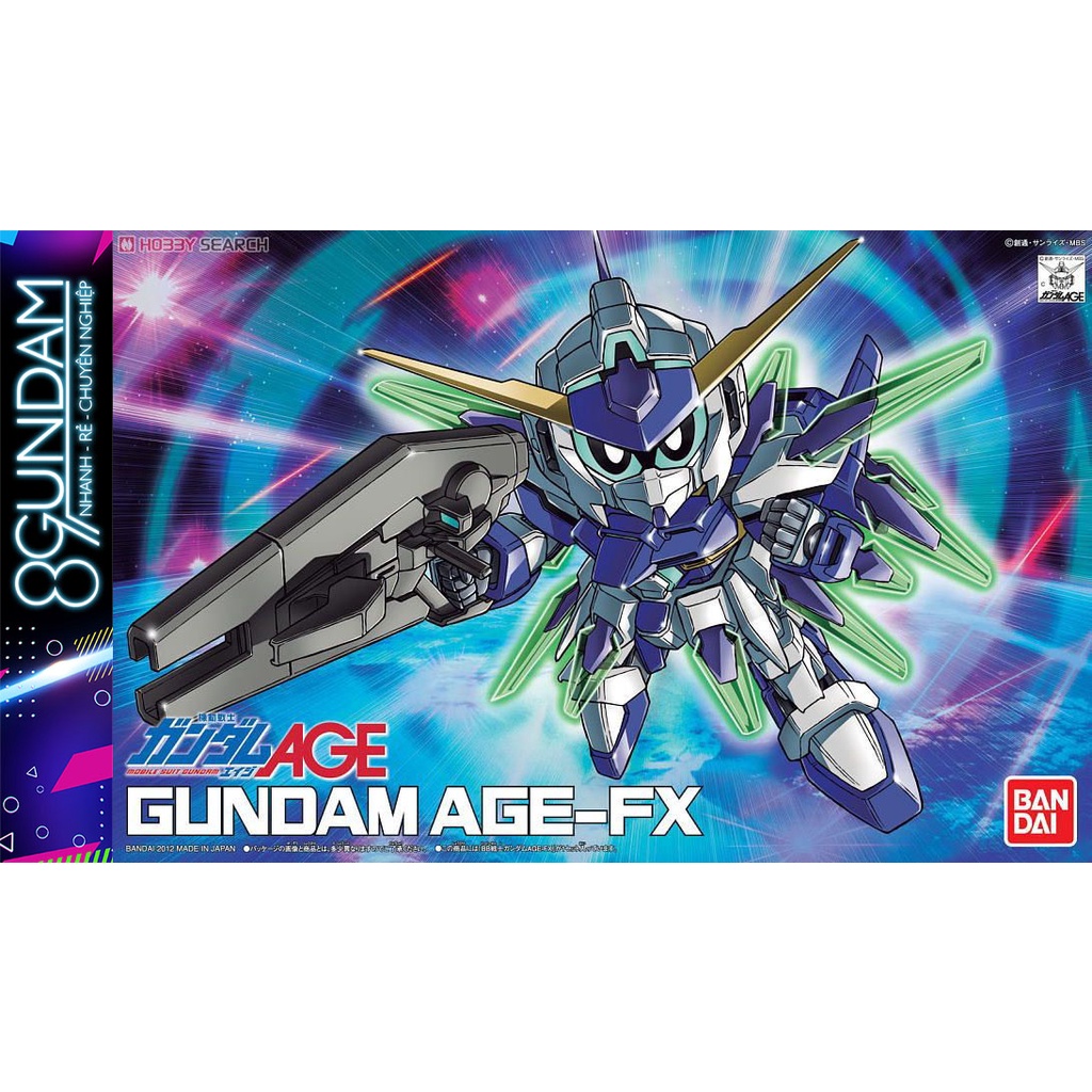 Mô Hình Lắp Ráp Gundam SD BB 376 Age-FX