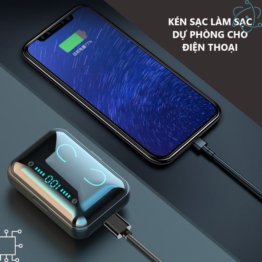 Tai Nghe Bluetooth F9 Pro TWS 5.0 Có Micro Không Dây Nghe Gọi Thanh Sống Động Kết Nối Mạnh Mẽ - F9Pro- Datoocemcd11016