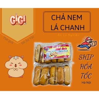 1 Gói 10 Cái Chả Nem Lá Chanh Bánh Kẹo Đồ Ăn Vặt Thơm Ngon