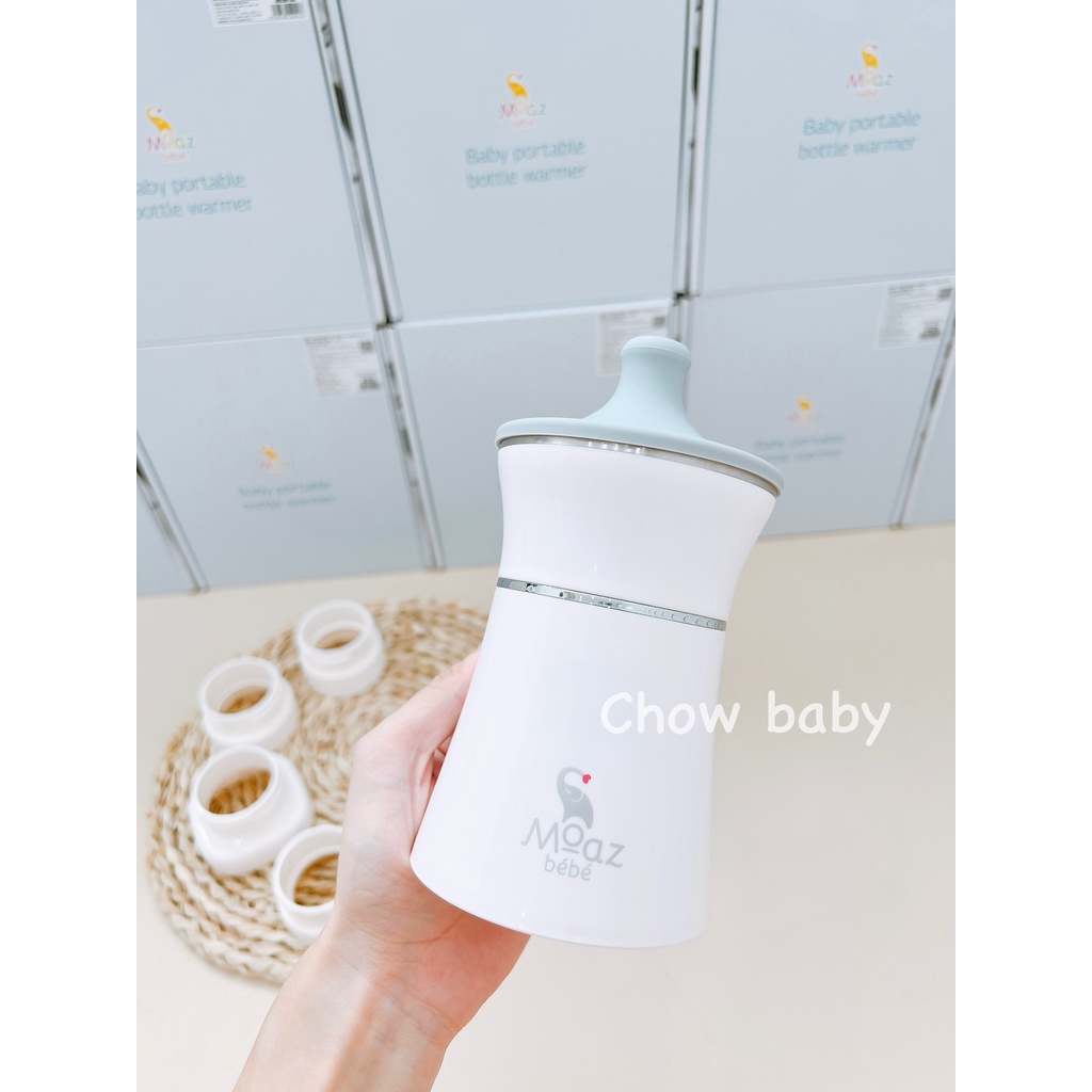 ￼Máy Hâm Sữa Cầm Tay Di Động Moaz BéBé Không Dây
