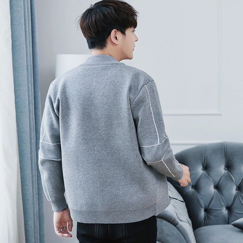 Áo Khoác Cardigan Len Nam Thời Trang Szone SAL218