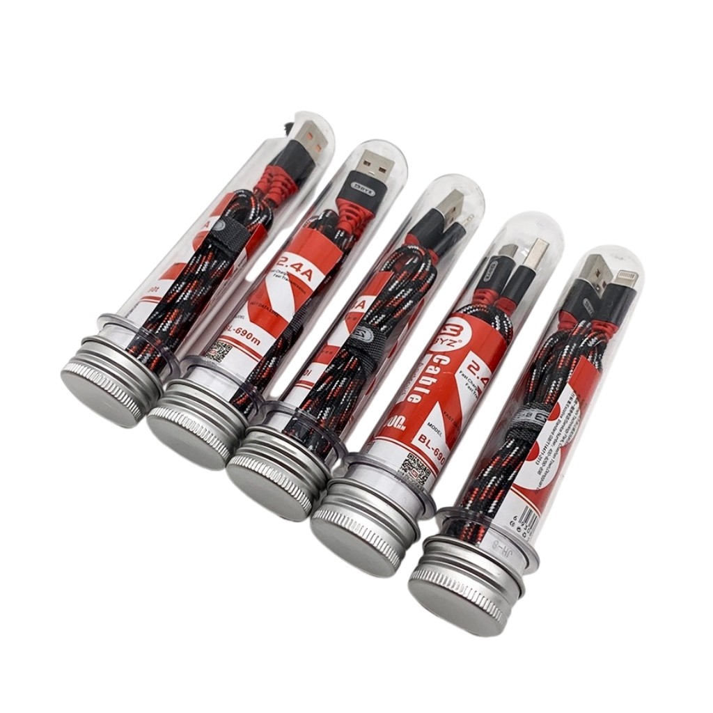 Dây Sạc Iphone,Samsung,Type C,Dây Dù Sạc Nhanh 2.4A Chiều Dài 1M Hàng Zin Chính Hãng Bảo Hành 12 Tháng 1 Đổi 1