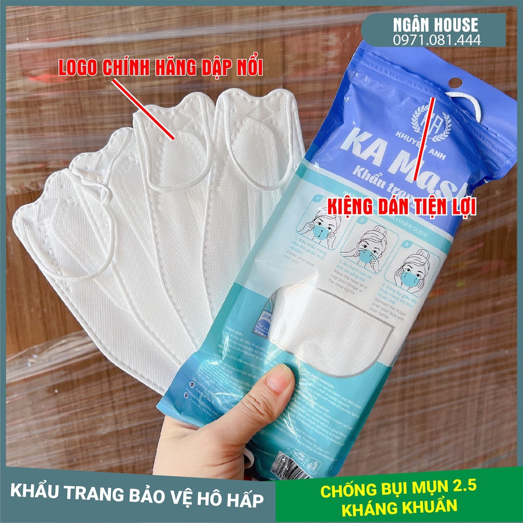 (Thùng 100 Chiếc) Khẩu trang 4 Lớp KF94 KA 4D MASK Chống Bụi Mịn Và Kháng Khuẩn Hàng Cao Cấp Hàng mới về | BigBuy360 - bigbuy360.vn