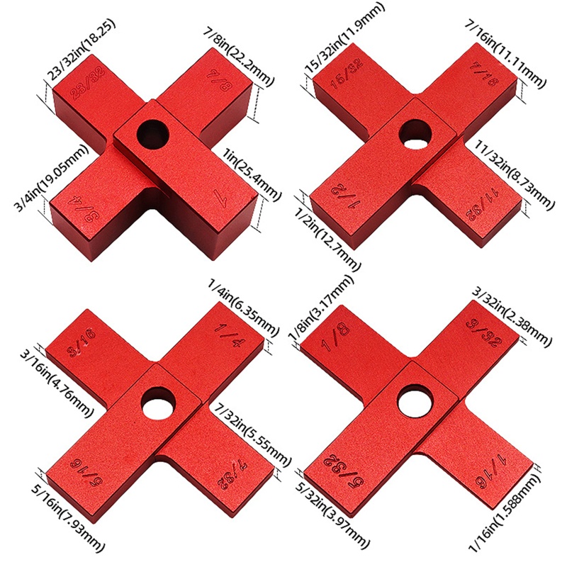 Bộ 4 Thước Đo Chiều Cao Chuyên Dụng Cho Máy Khắc Gỗ