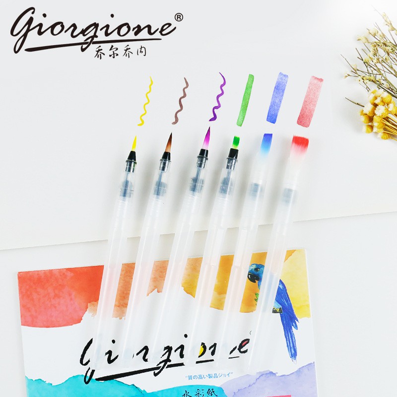 Bộ Bút Cọ Nước WaterBrush Giorgione Set 3 Cây / Set 6 Cây