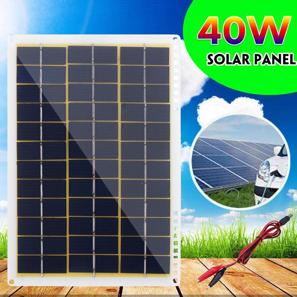 High Efficiency Ultra-thin Solar Panel 40W Solar Panel USB Charging Power