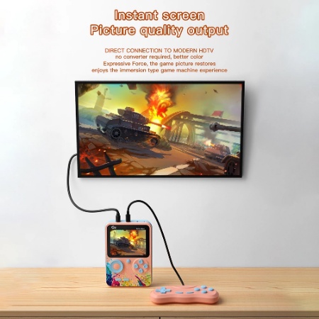 Máy Chơi Game Cổ ĐiểN CầM Tay 500 Trong 1 2 Player G5 Gameboy KèM Phụ KiệN