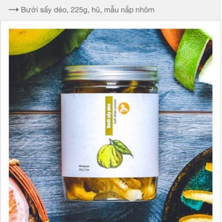 BƯỞI SẤY DẺO 225g /1 hũ