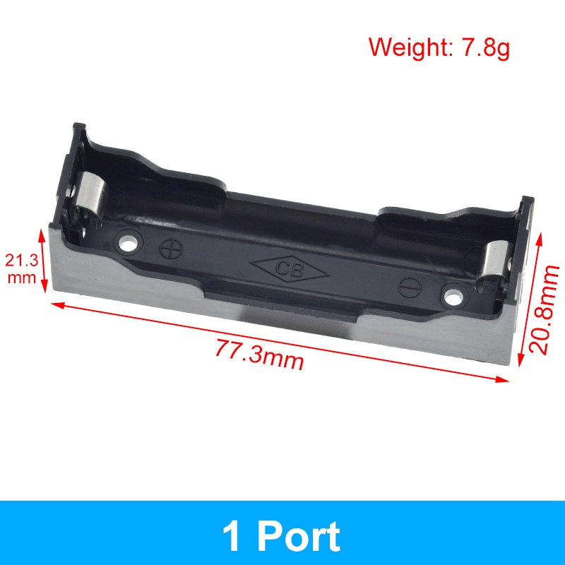 Hộp Đựng Pin 1x 2x 3x 4x 18650 1 2 3 4 Ngăn Kèm Dây Dẫn Tự Làm arduino