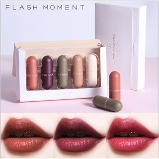 Một Set 5 Cây Son Flash Moment Warm Love Pocket Capsule Lipstick Min