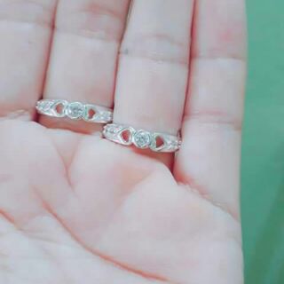 Nhẫn bạc đôi