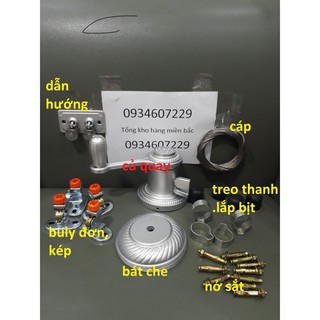 Bộ linh kiện giàn phơi thông minh củ chuông