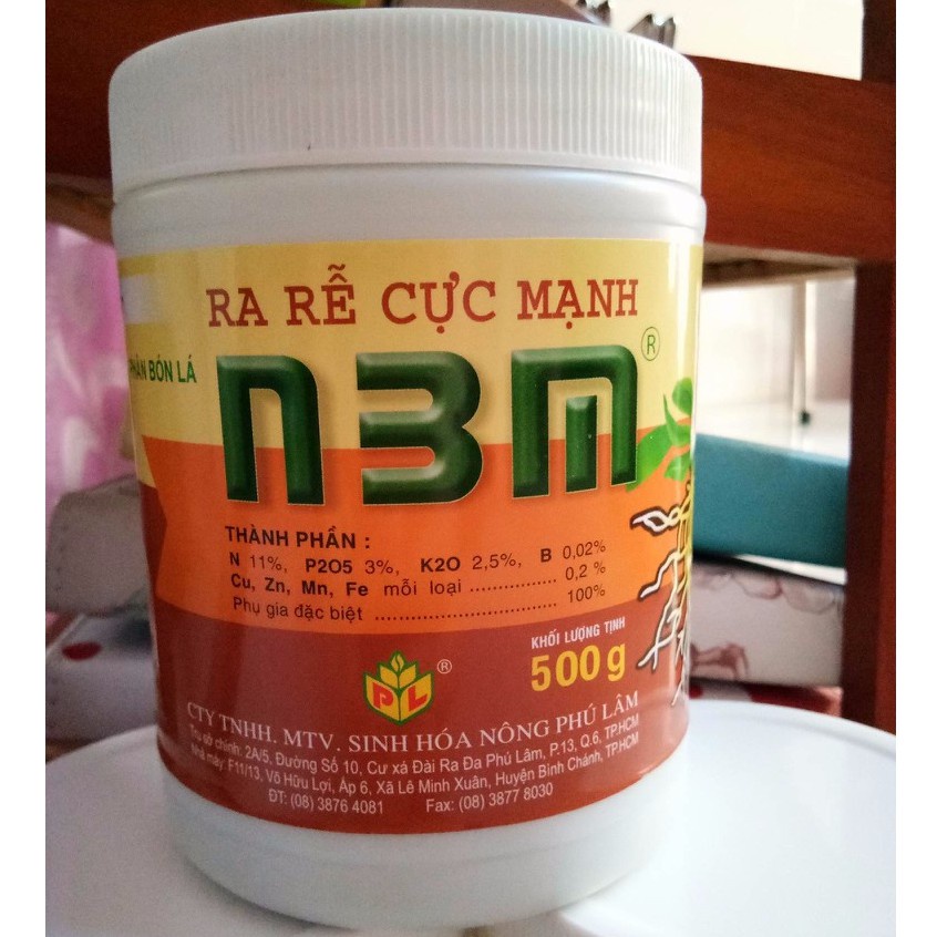 RA RỄ CỰC MẠNH N3M 500g - Phân Bón Lá N3M, kích rễ4407