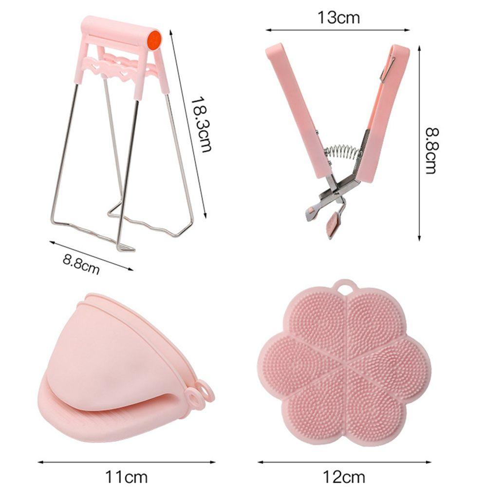 NICKOLAS Dụng Cụ Kẹp Chén Dĩa Chống Trượt Bằng Thép Không Gỉ Cao Cấp