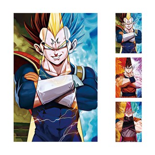 Poster 3D biến hình Dragon Ball 7 viên ngọc rồng - Trang trí góc gaming, làm việc