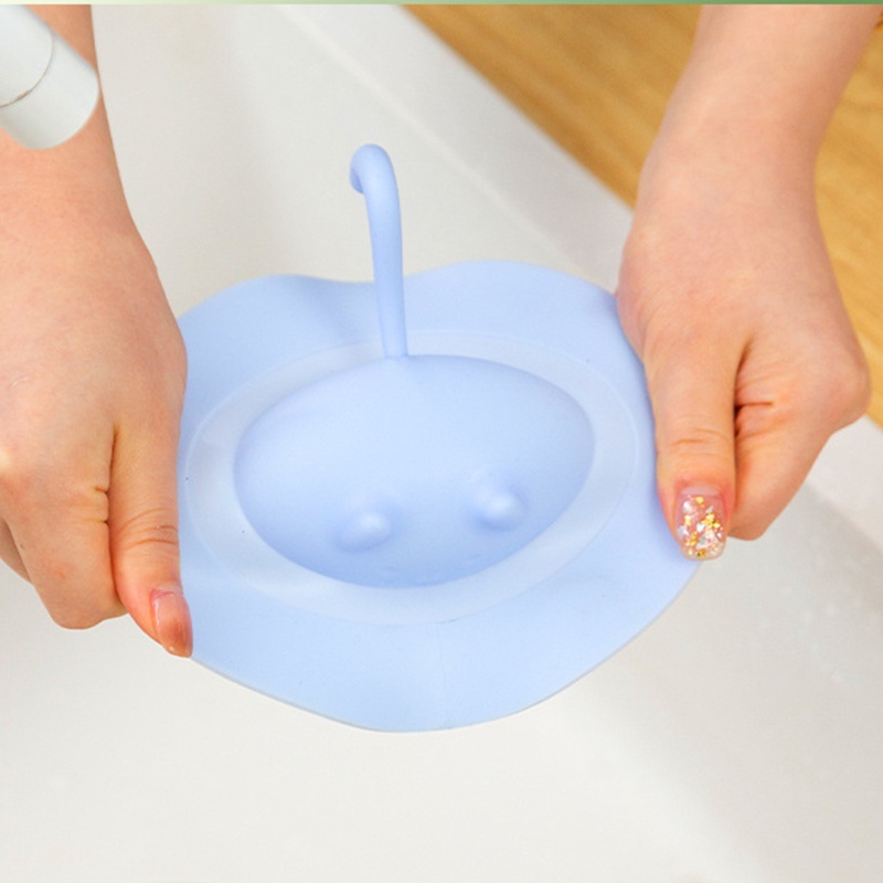 Miếng Chặn Cống Thoát Nước Bằng Cao Su Hình Hoạt Hình Có Tay Cầm Cho Phòng Tắm / Nhà Bếp