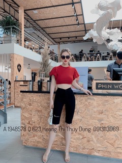 Áo thun lửng tay phồng