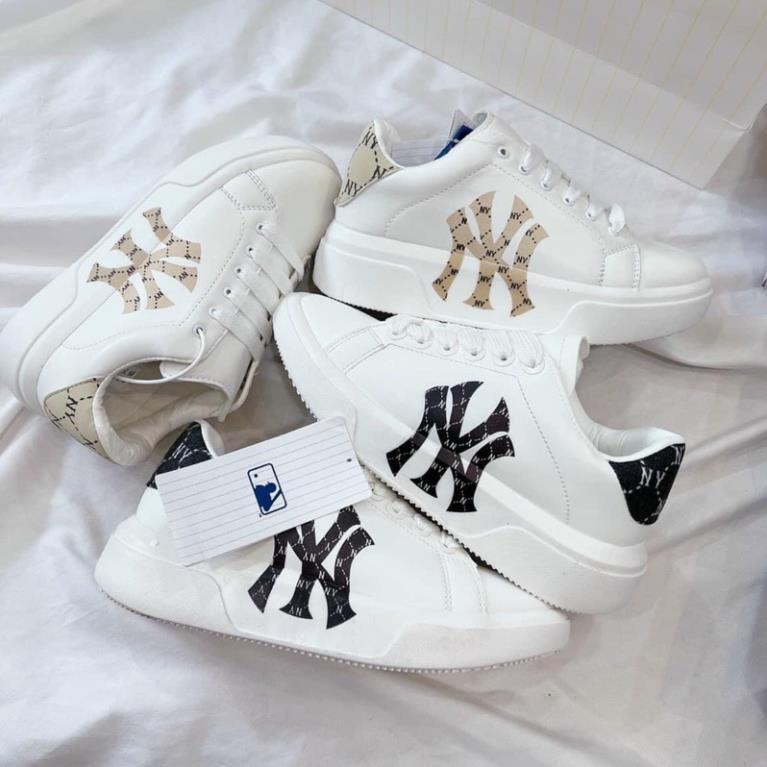 Giày Thể Thao Nam Nữ Mc queen NY, Giày MLB NY Họa Tiết Hàng Cao Cấp Full Box