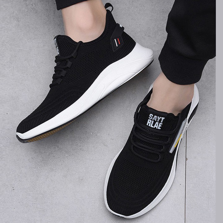 Giày thể thao nam sneaker Giày Vải Buộc Dây Đế Cao Su Thoáng Khí, Khử Mùi GN119