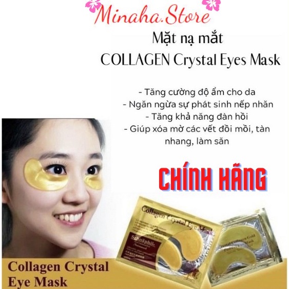 Mặt nạ mắt COLLAGEN Crystal Eyes Mask giảm quầng thâm mắt