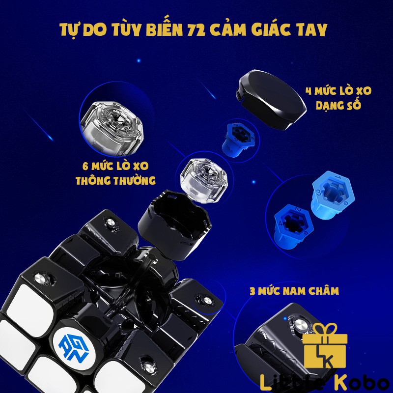 Rubik Gan 356 XS 3x3 Rubic Nam Châm Flagship Gan356XS Đồ Chơi Thông Minh