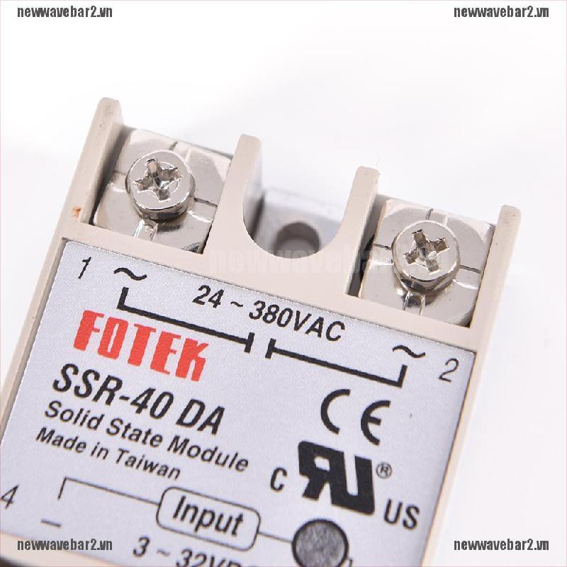 DC Set 2 Rơ Le Ssr-40A Ssr-40Da 40a Chuyên Dụng