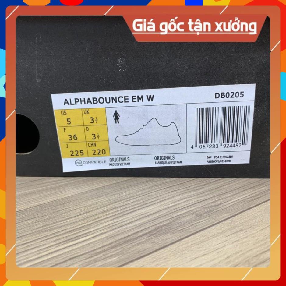 [FreeShip+Giá Hủy Diệt] Giầy Alphabounce xịn sò Full phụ kiện, Giày Sneaker Alphabounce xanh dương , Hót trend