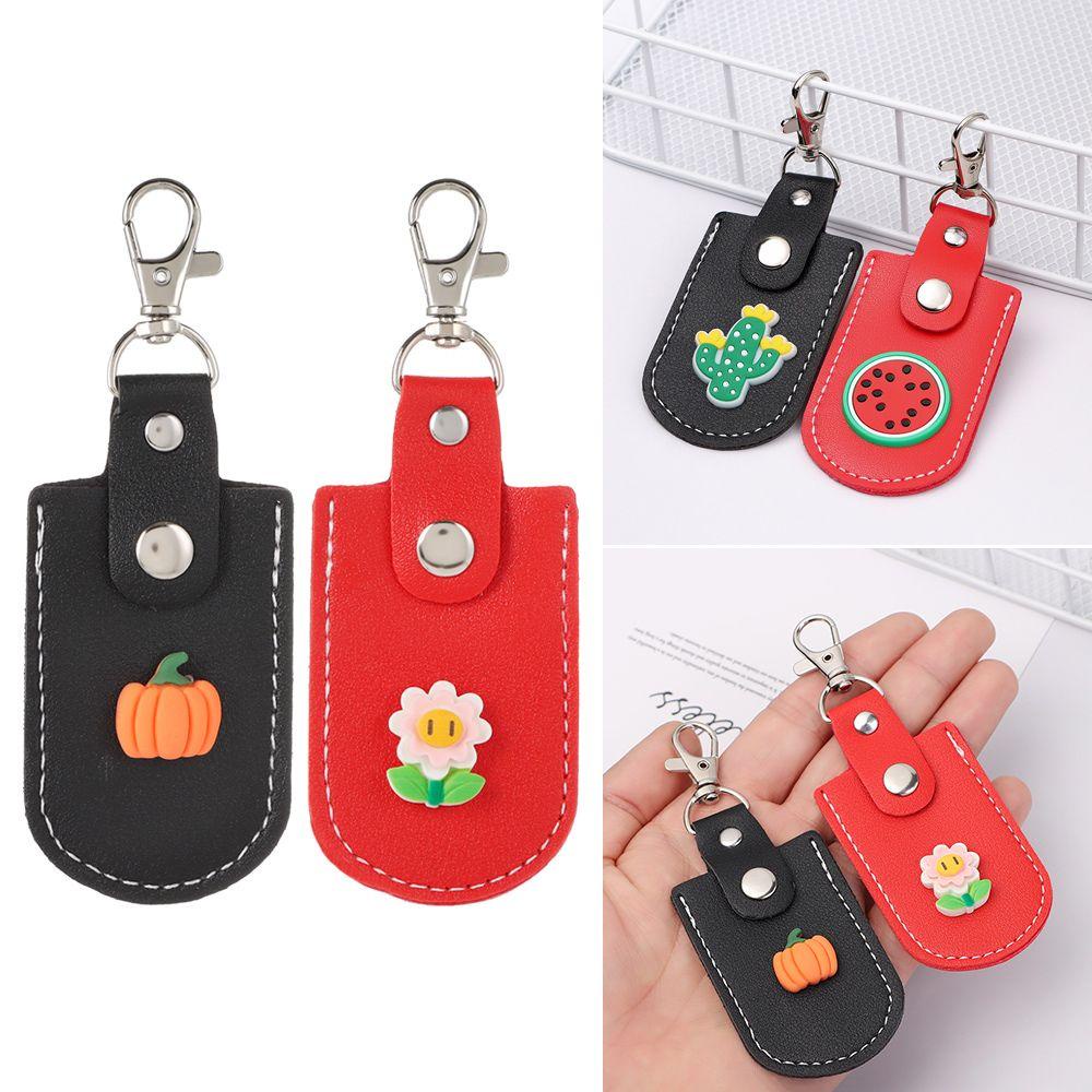 PATH Bao Da PU Đựng Thẻ Kèm Móc Khóa Họa Tiết Hoạt Hình Giá Đỡ