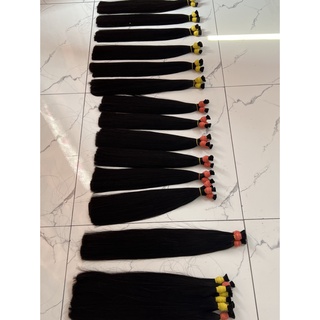 Tóc Nối 45cm Tự Nhiên – Chất Lượng Cao, Không Rối, Không Xơ